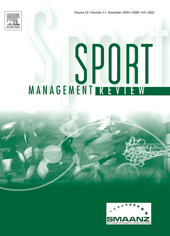 Go to journal home page - Sport Management Review